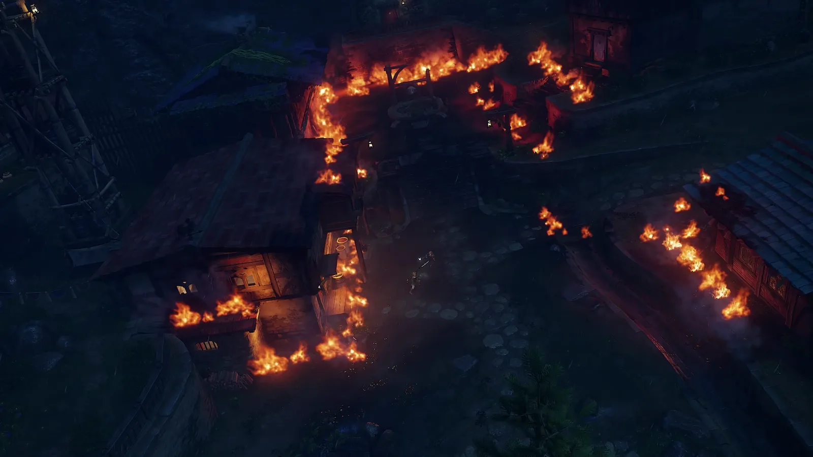 Kakariko en llamas en el remake de Switch 2