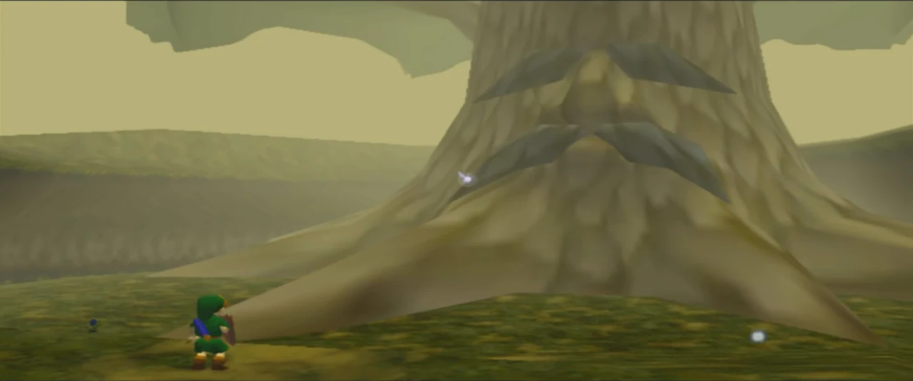 Pradera del Gran Árbol Deku en Nintendo 64