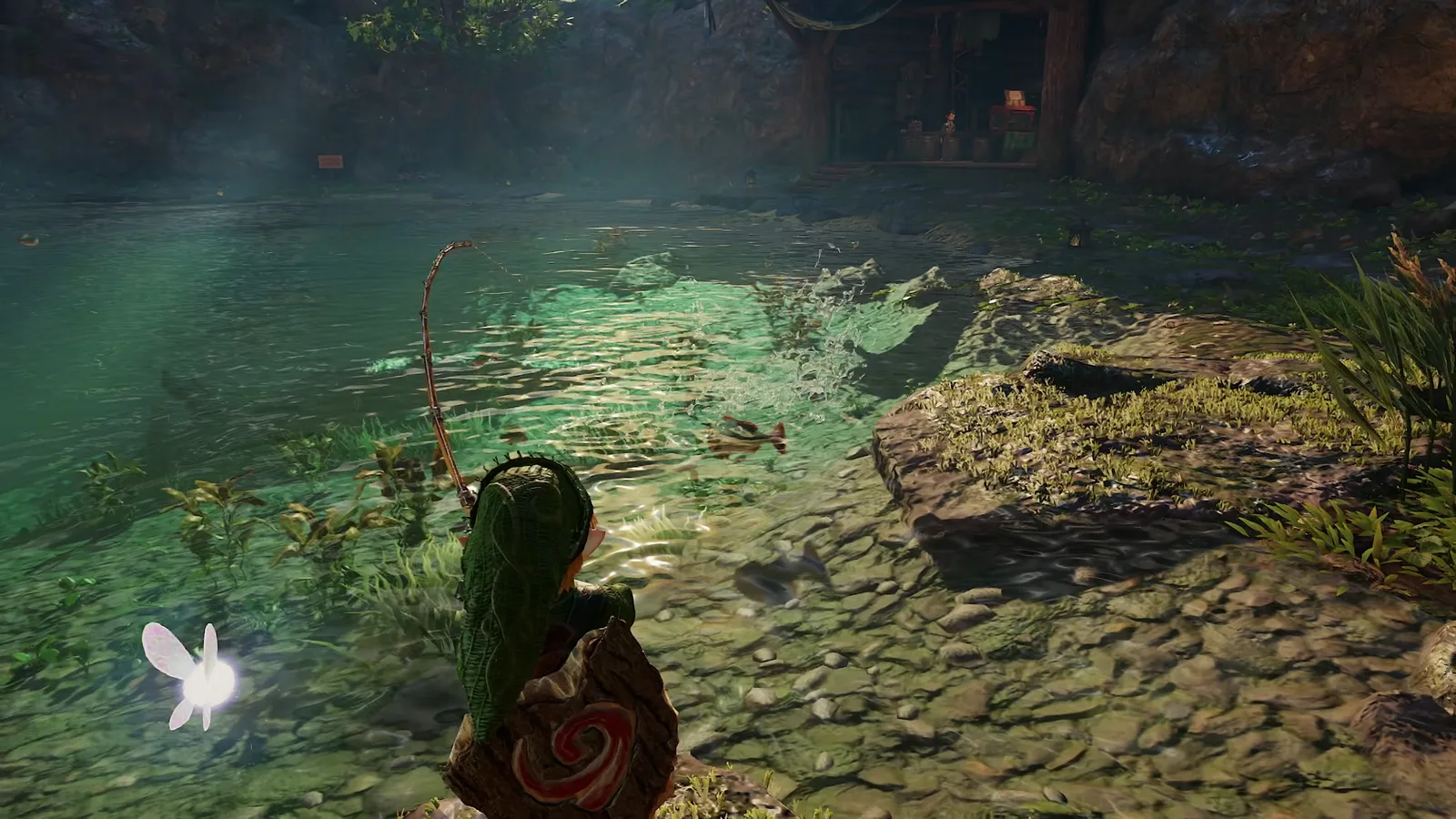 Estanque de pesca en el remake de Switch 2